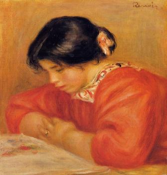 Pierre Auguste Renoir : Leontine Reading